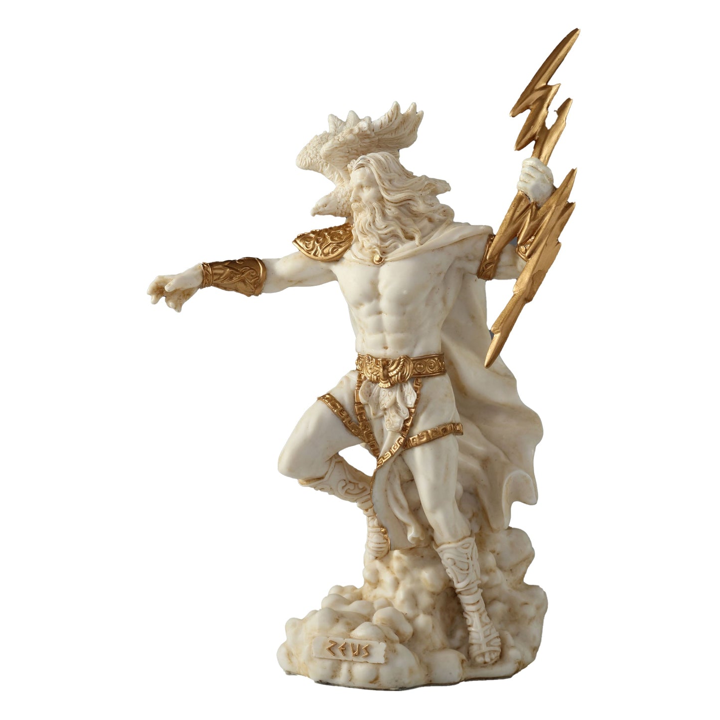 Zeus The Greek God Of The Sky 19cm Veronese White Statue