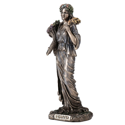 Demeter Greek Goddess Of The Harvest 15cm Veronese Statue