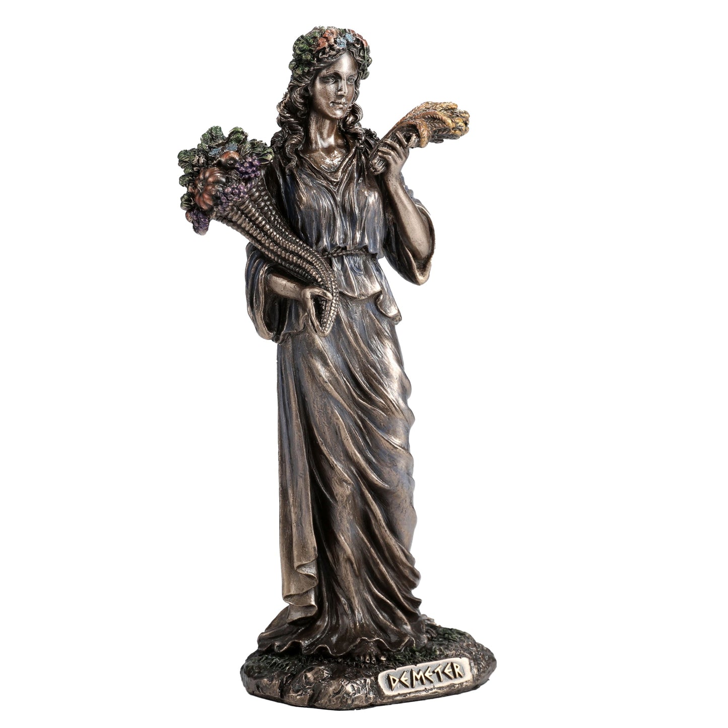 Demeter Greek Goddess Of The Harvest 15cm Veronese Statue