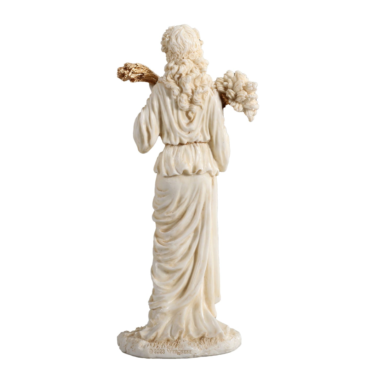 Demeter Greek Goddess Of The Harvest 15cm Veronese White Statue