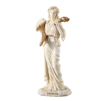 Demeter Greek Goddess Of The Harvest 15cm Veronese White Statue