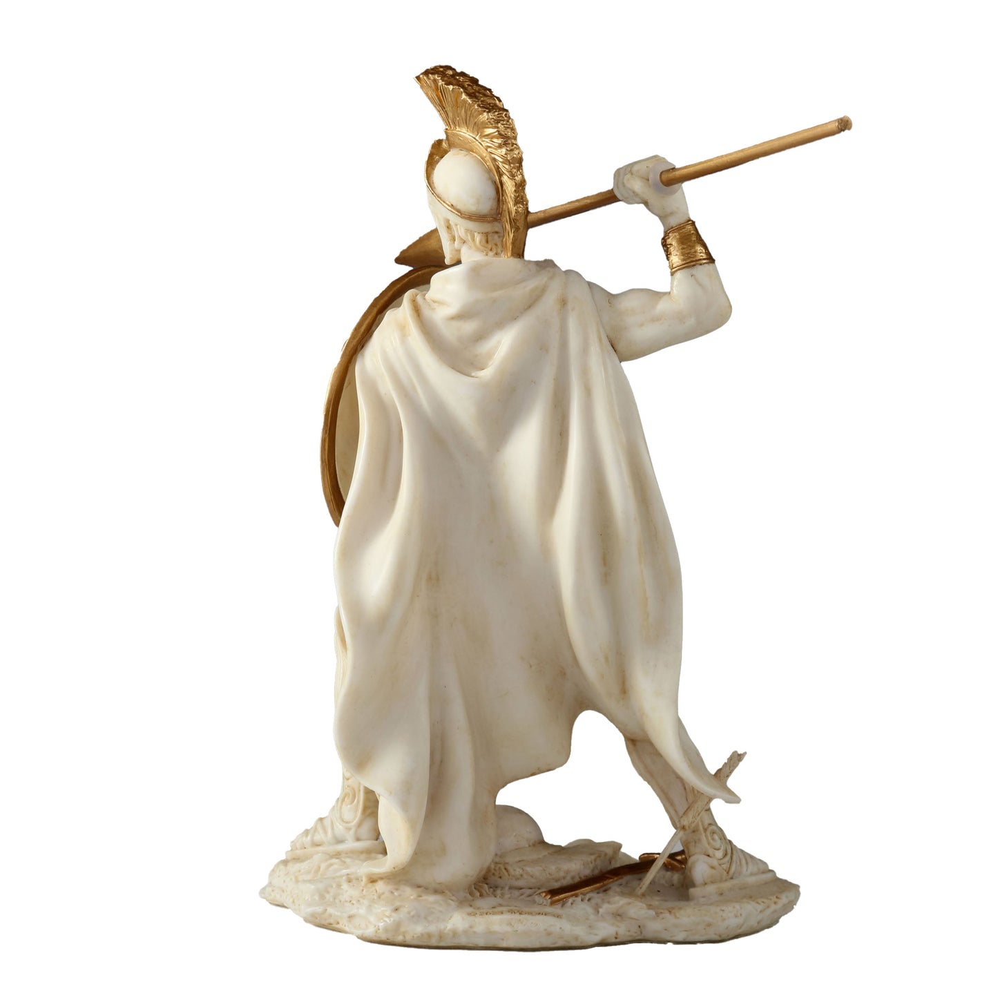 Spartan King Leonidas With Spear And Shield 15.5cm Veronese White Statue