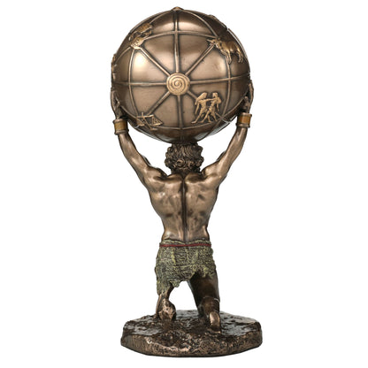 Atlas The Titan Who Holds The Sky 14cm Veronese Statue