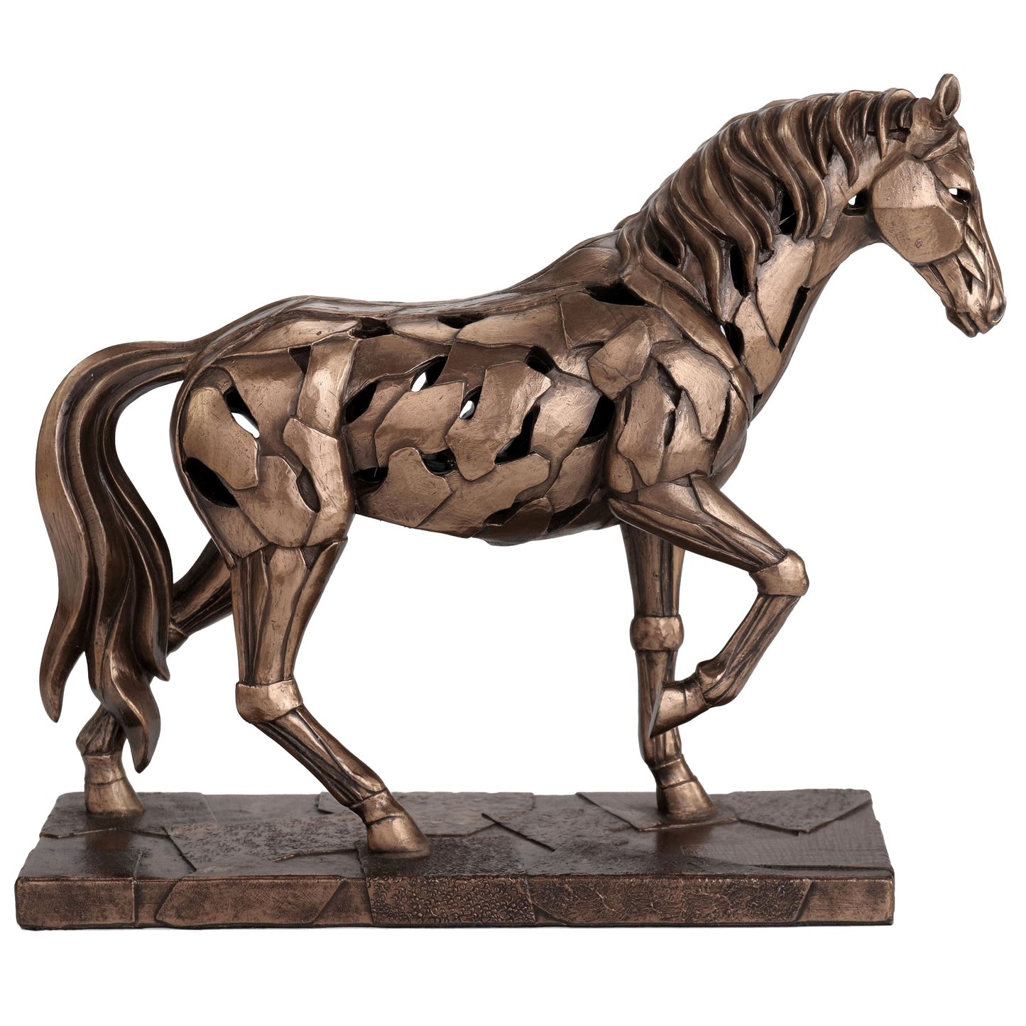 Pacing Horse Illumination 25.5cm Veronese Statue