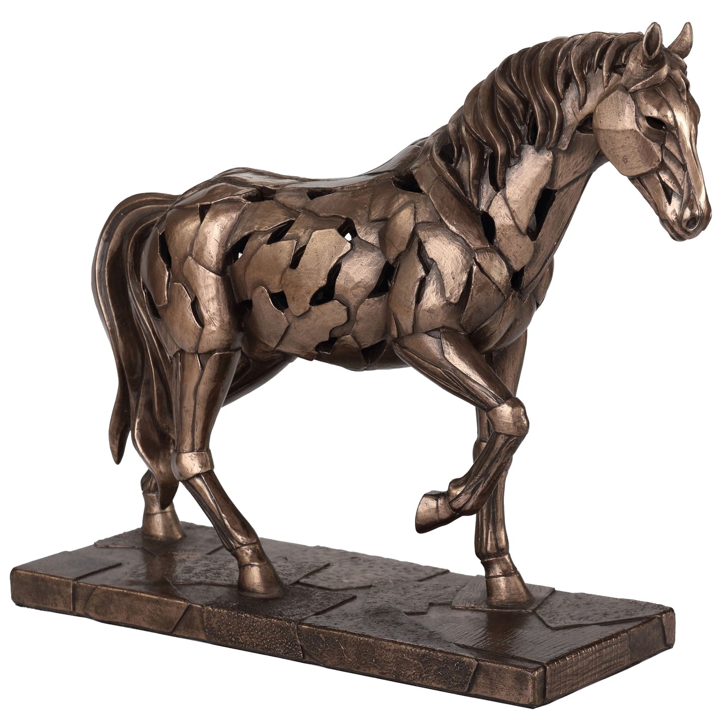 Pacing Horse Illumination 25.5cm Veronese Statue