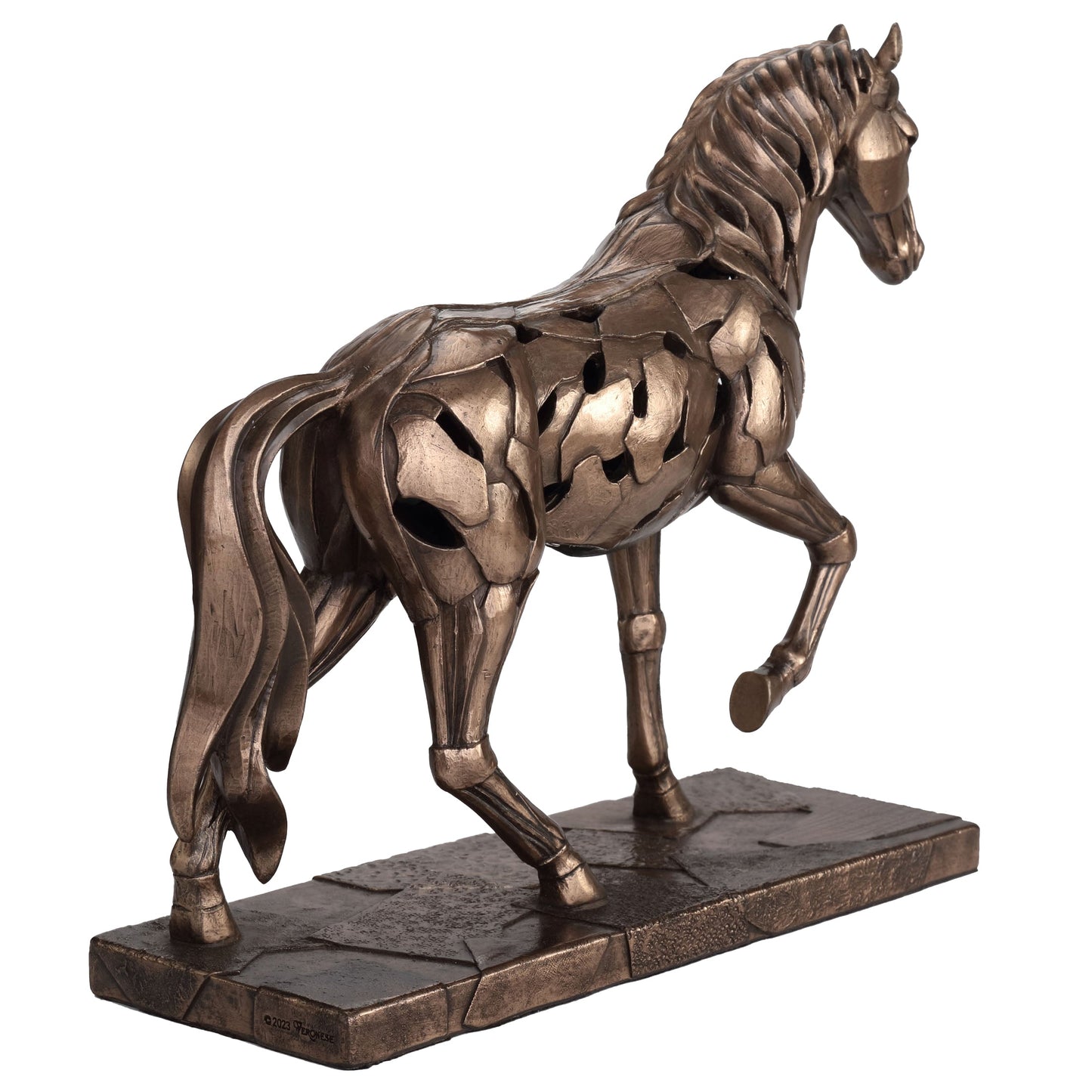 Pacing Horse Illumination 25.5cm Veronese Statue