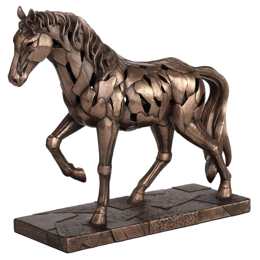 Pacing Horse Illumination 25.5cm Veronese Statue