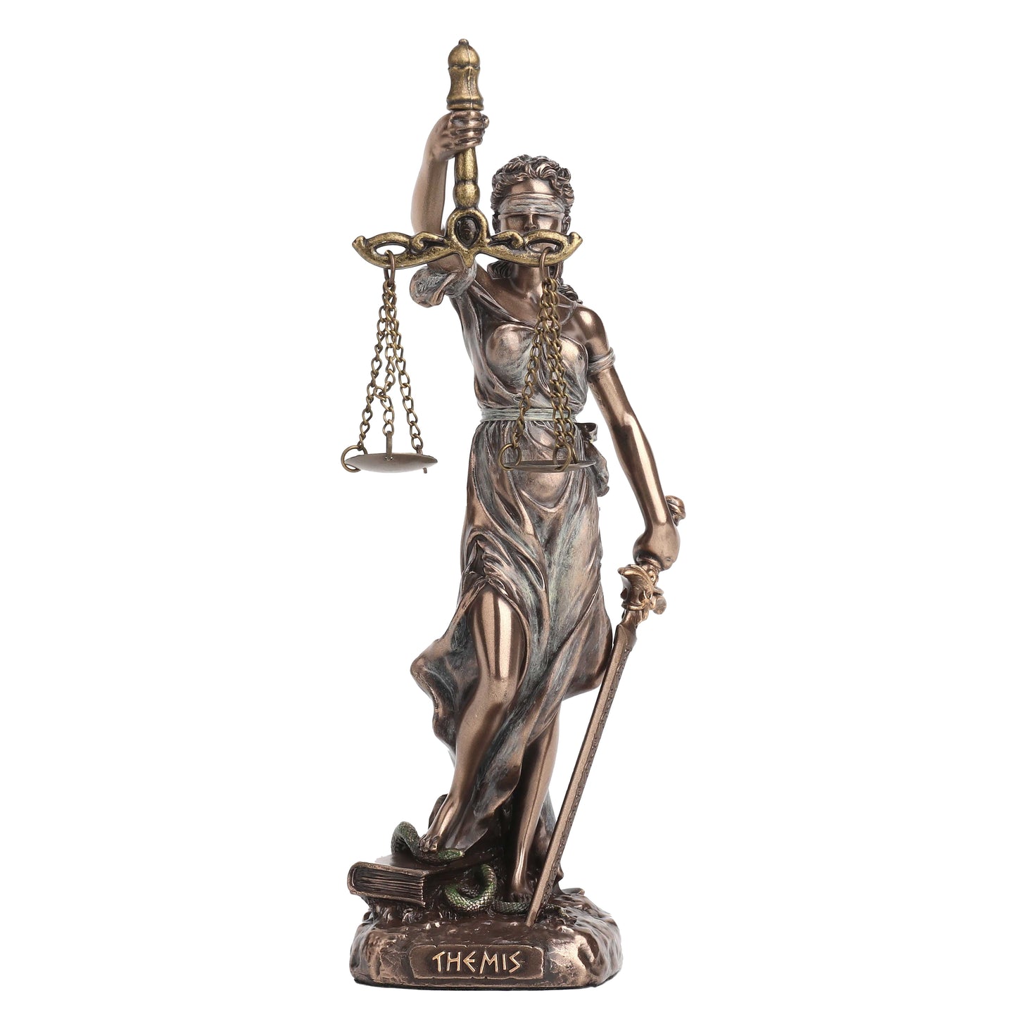 Themis Greek Goddess Of Justice 16.5cm Veronese Statue