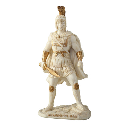 Alexander The Great King Of Macedonia 17.5cm Veronese White Statue