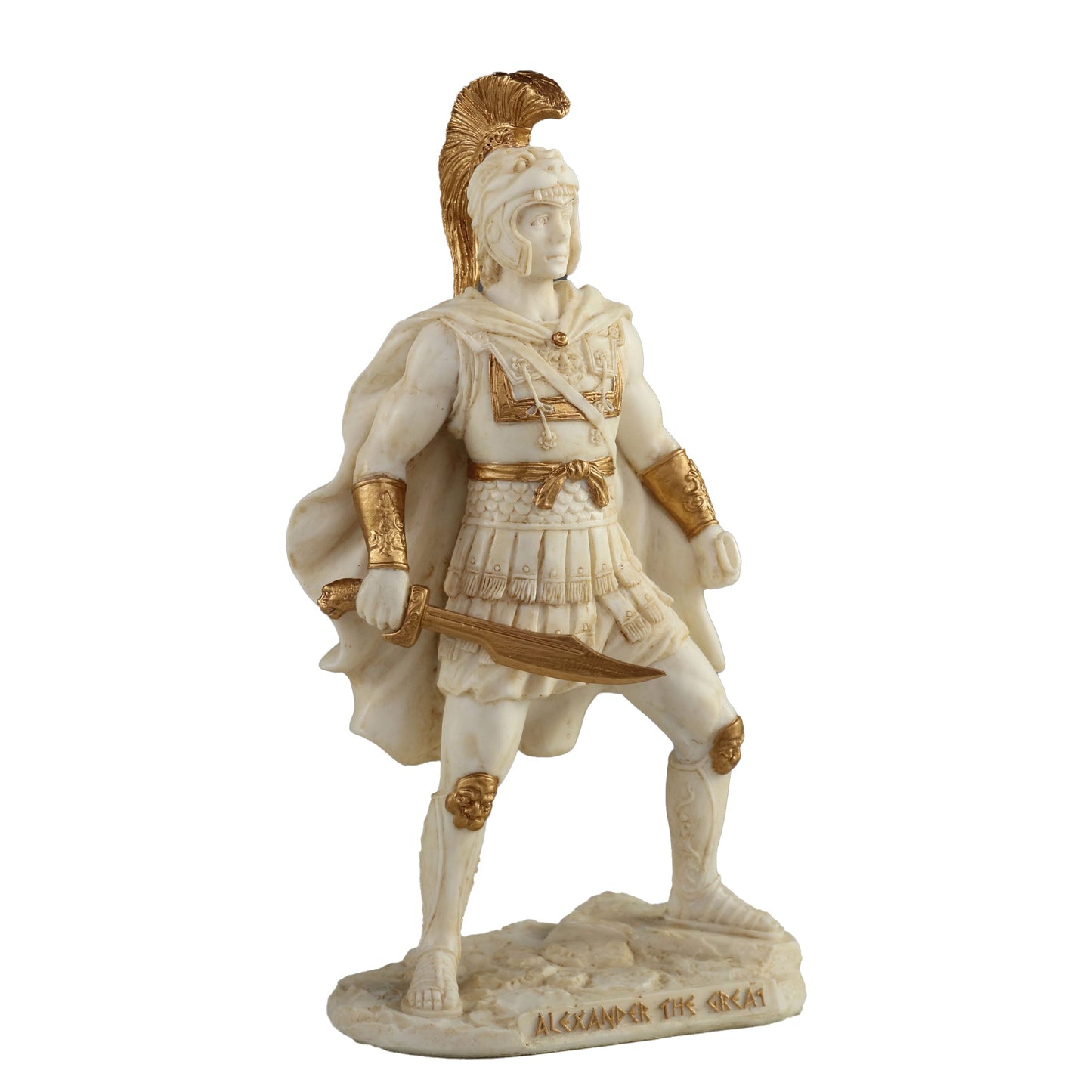 Alexander The Great King Of Macedonia 17.5cm Veronese White Statue