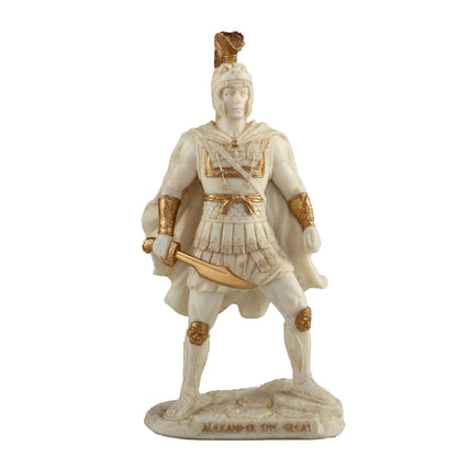 Alexander The Great King Of Macedonia 17.5cm Veronese White Statue