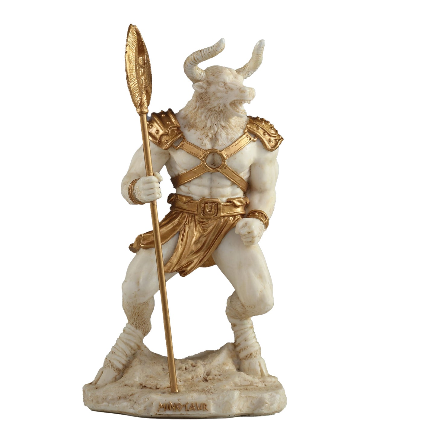 Minotaur The Greek Labyrinth Beast 17cm Veronese White Statue