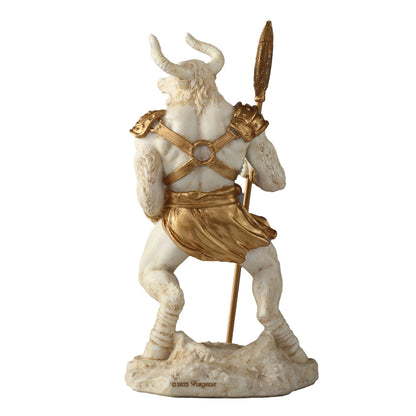 Minotaur The Greek Labyrinth Beast 17cm Veronese White Statue