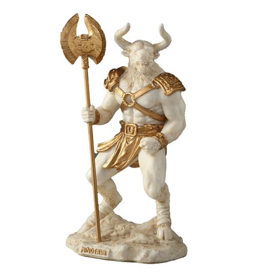 Minotaur The Greek Labyrinth Beast 17cm Veronese White Statue