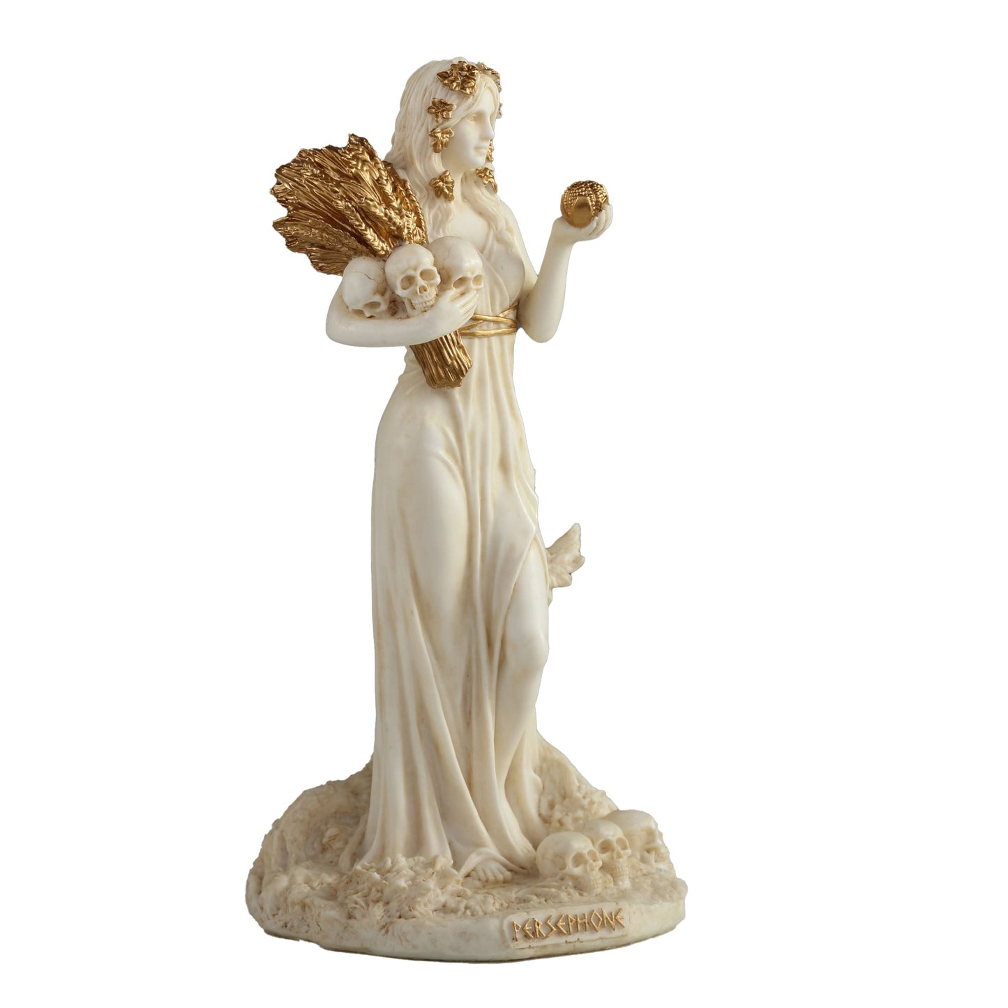 Persephone Greek Goddess Of Agriculture 15.5cm Veronese White Statue