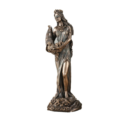 Fortuna - Tyche The Greek Goddess Of Fortune And Luck 15.5cm Veronese Statue