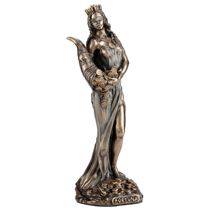 Fortuna - Tyche The Greek Goddess Of Fortune And Luck 15.5cm Veronese Statue