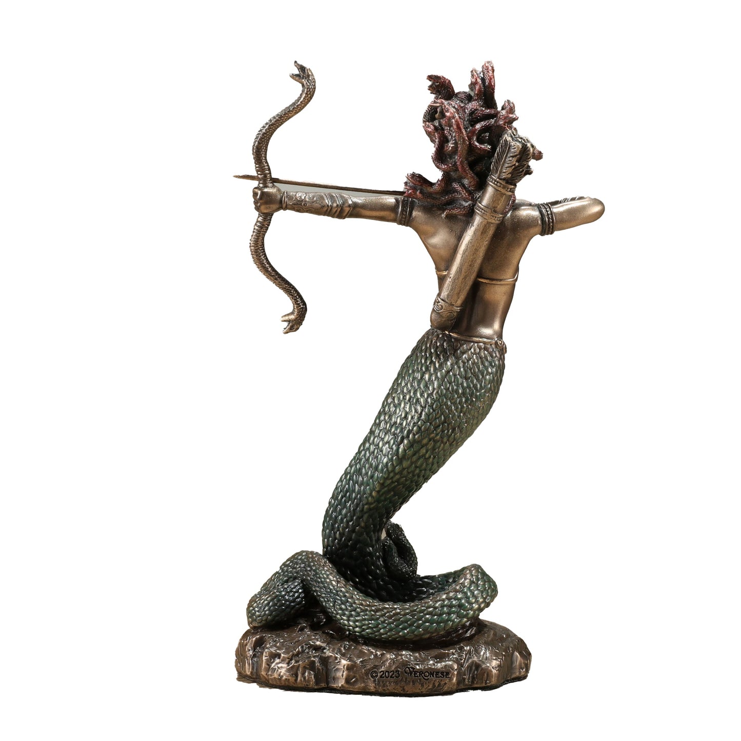 Furious Medusa Shooting Arrow 15.5cm Veronese Statue