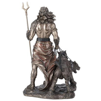 Hades Greek God Of The Underworld With Cerberus 30cm Veronese Statue