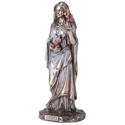 Hestia Greek Goddess Of Home And Hearth 16cm Veronese Statue