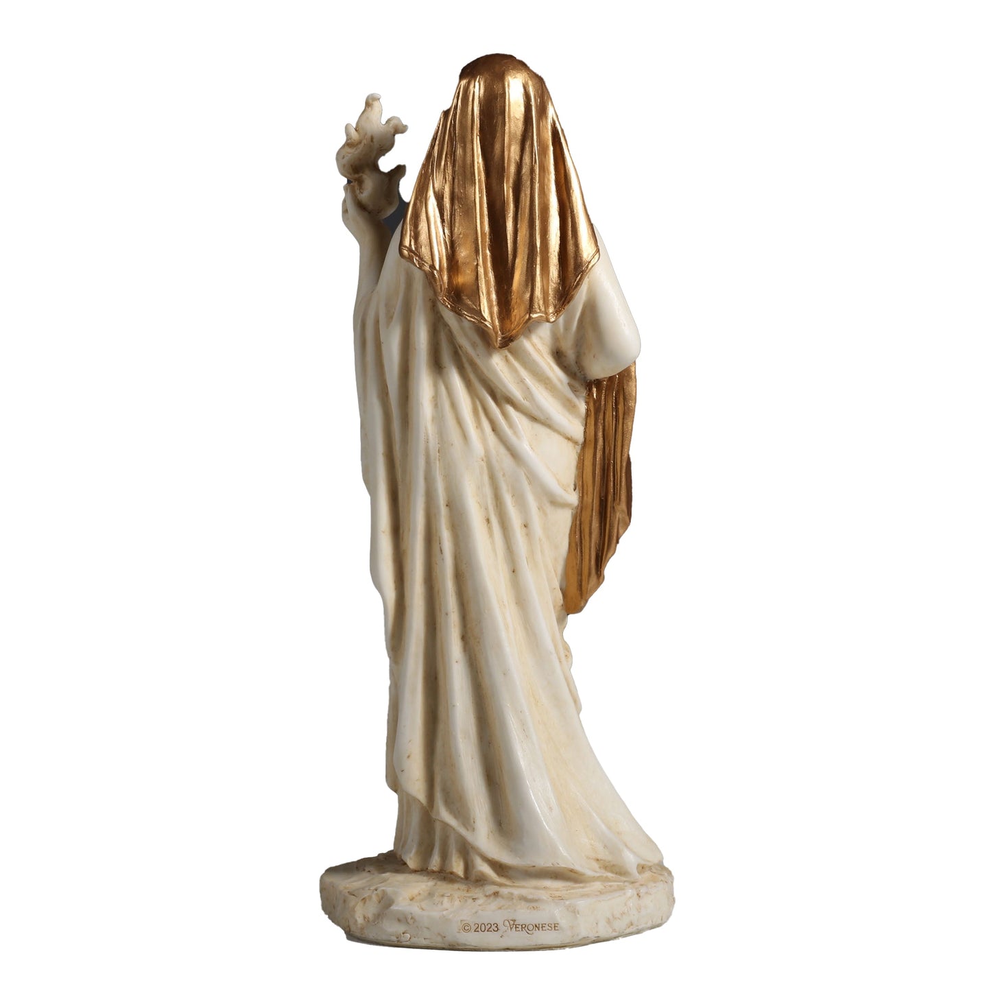 Hestia Greek Goddess Of Home And Hearth 16cm Veronese White Statue