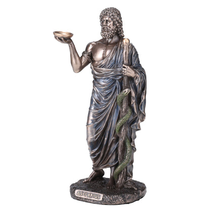 Asclepius Greek God Of Medicine 16cm Veronese Statue