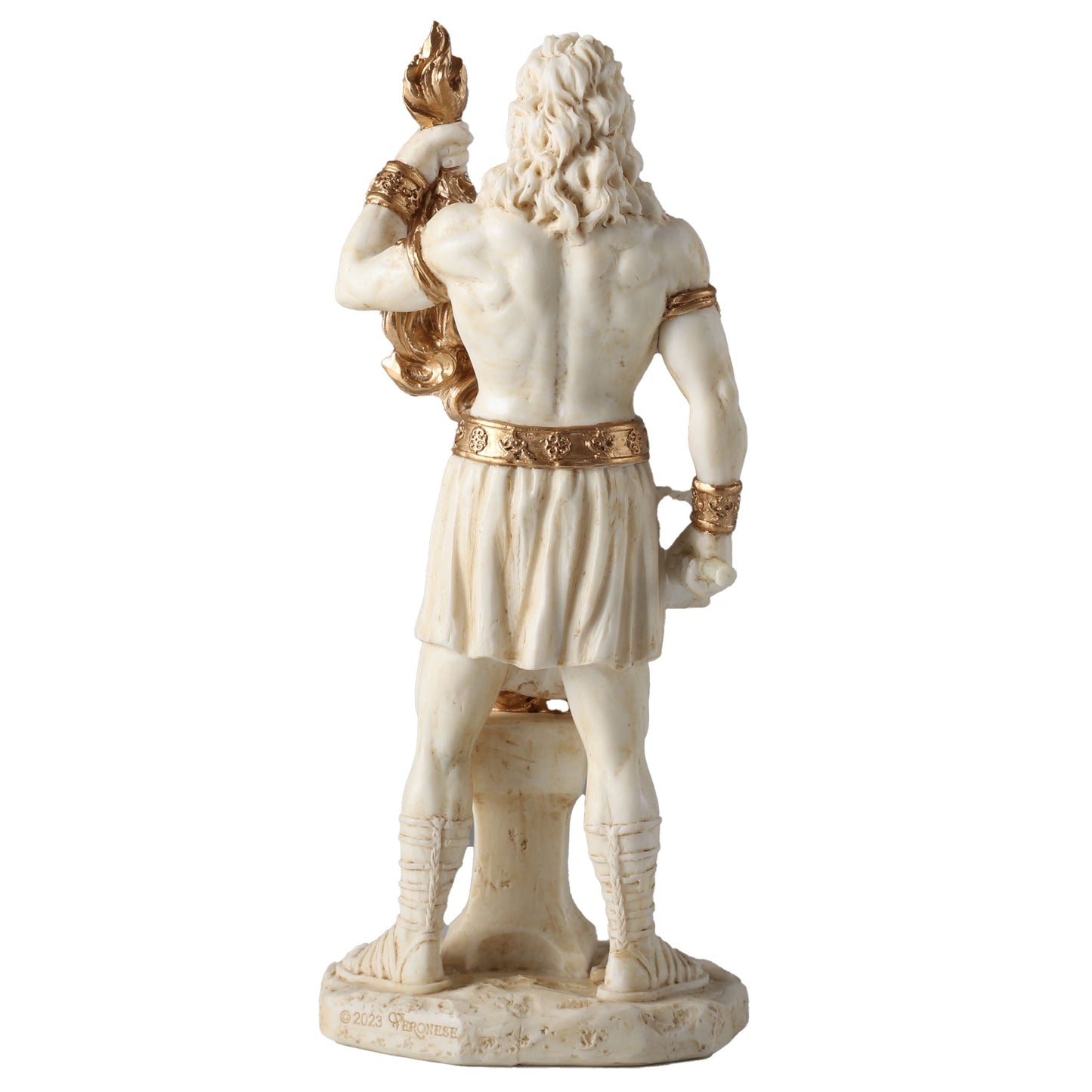 Hephaestus Greek God Of Smithing 16cm Veronese White Statue